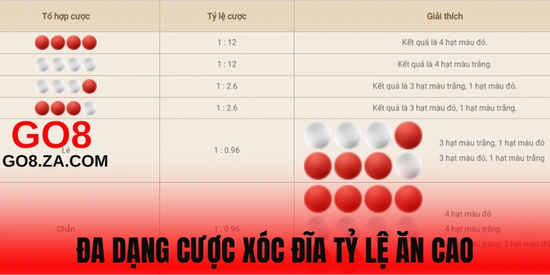 Thuật ngữ cần biết trong Xóc Đĩa