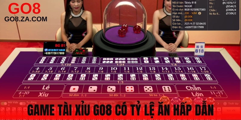 Chơi Sicbo tỷ lệ ăn cao tại website Go8