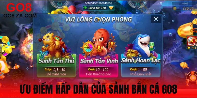 Điểm mạnh chỉ có tại bắn cá Go8